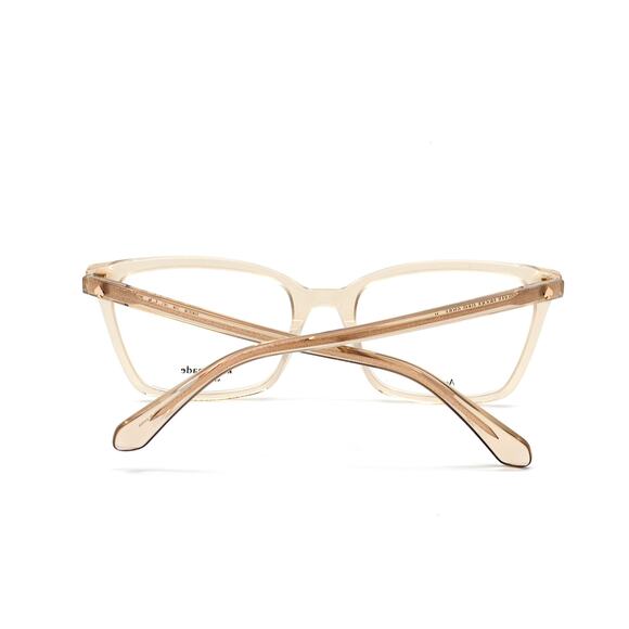 NEW KATE SPADE WANDA 10A TRANSPARENT PEACH AUTHENTIC EYEGLASSES FRAME - Picture 9 of 11